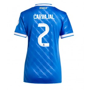 Lacne Ženy Futbalové dres Real Madrid Daniel Carvajal #2 2025-26 Krátky Rukáv - Tretina